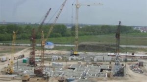 Строительство садика мкр. Дружный, Барнаул, 24.08.2012