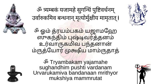MahaMrityunjaya Mantra - 108 times