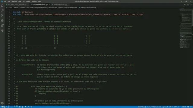 Prueba de control de stepper con interrupciones en ESP32