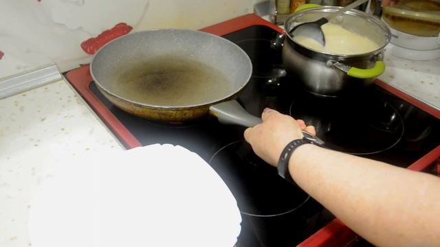 Тонкие блинчики на молоке подробный пошаговый рецепт.