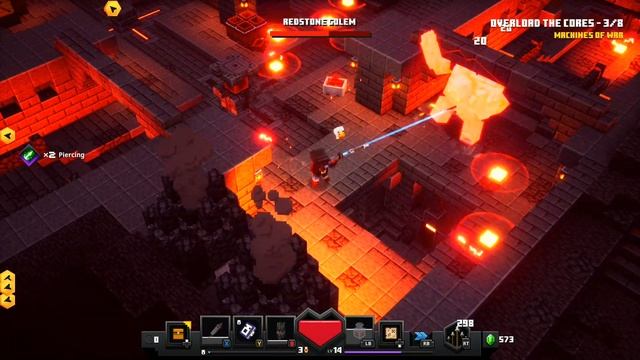 Minecraft Dungeons - Fiery Forge Gameplay смотреть онлайн