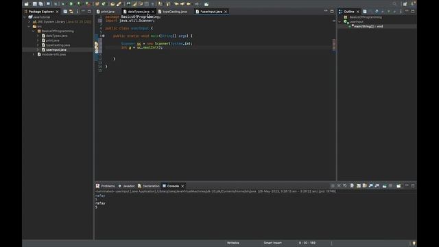 MASTERING USER INPUT IN JAVA || BASICS OF JAVA