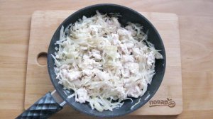 Заливной пирог с капустой и фаршем