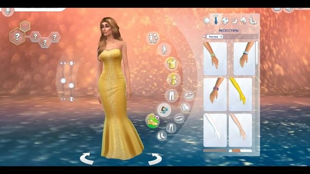 The Sims 4 CAS/Создание персонажа - Гламурная девушка. смотреть онлайн