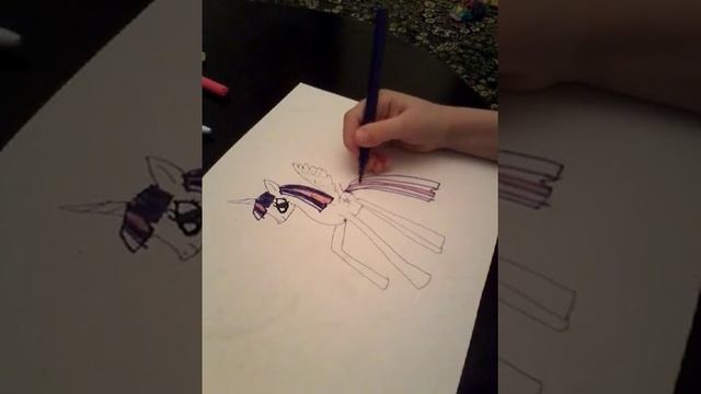 Как рисовать пони Искорку смотреть онлайн