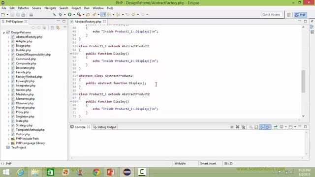 Abstract Factory Design Pattern In PHP