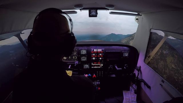 Thompson Falls To Bonners Ferry (X-Plane 11 Cessna Home Cockpit) смотреть онлайн