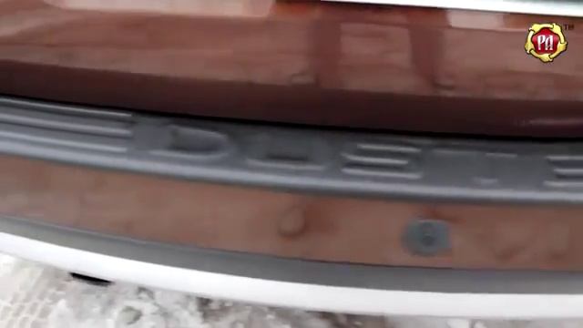 Накладка на задний бампер Вариант 2 Duster 2011 смотреть онлайн