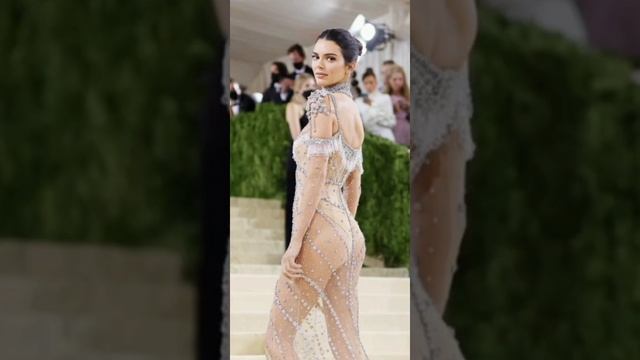 boldest look of kendall Jenner in met gala 2021❤❤❤