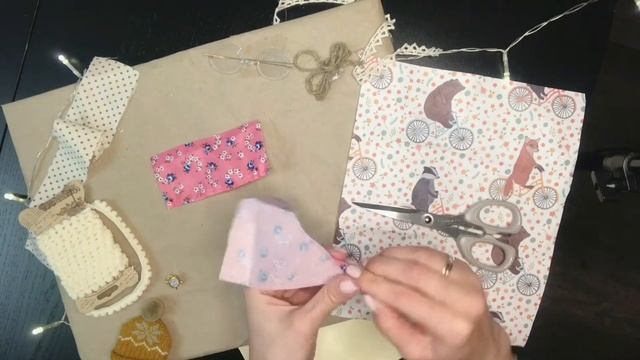 Как сделать елочную игрушку из ваты? ТанинаВАТА девочка в платочке 3 смотреть онлайн