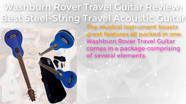Washburn Rover Travel Guitar Review: Best Steel-String Travel Acoustic Guitar смотреть онлайн