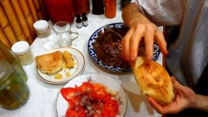 Гречневый плов, тыквенный сок - питание от 100 болезней! Обед В. Островского.