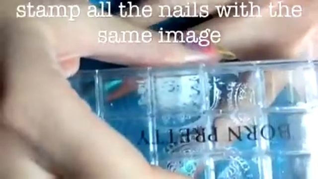 Mandala stamping big clear stamper born pretty store nail art tutorial смотреть онлайн