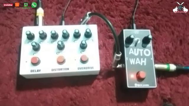 Cek Sound Efek Gitar Autowah - Overdrive Distortion Delay (3 In 1) Djerie Pedals смотреть онлайн