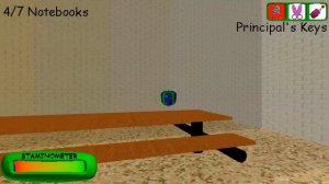 1st prize pushed me through the window - Baldi's Basics Classic Remastered V1.1 (Free run Mode)