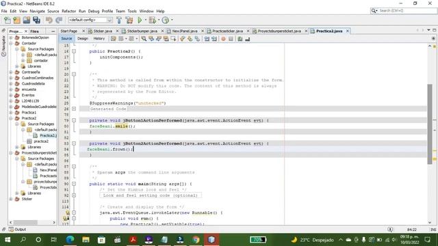 Practicas de la u2 (Componentes y librerias en java) смотреть онлайн