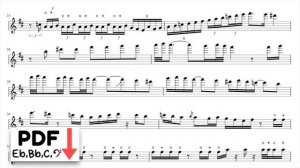 “Blast!” (Marcus Miller) - Alex Han - Alto Sax Solo Transcription