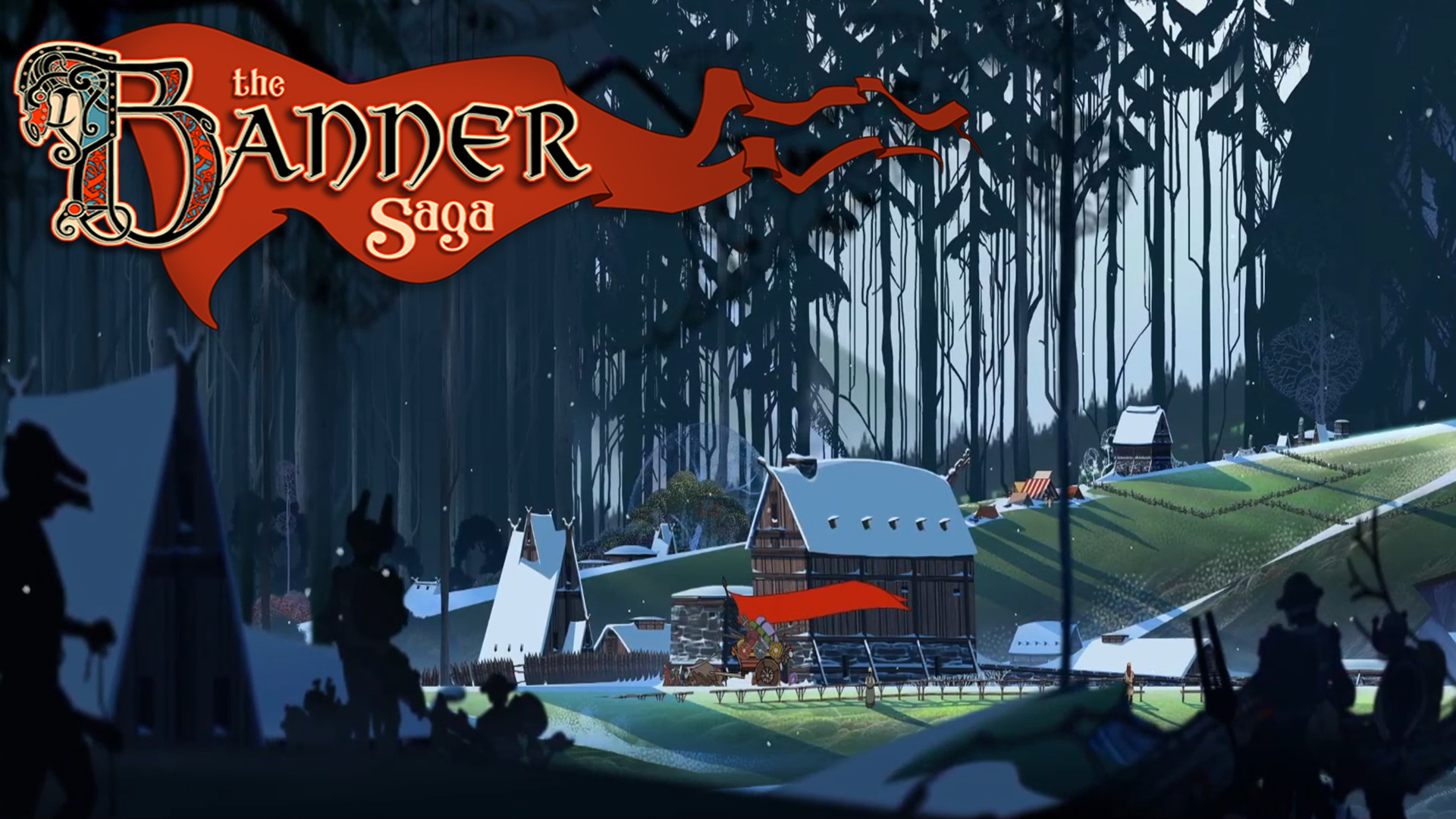 Нападение на деревню. The Banner Saga #9.