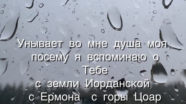 Псалом 41 (КАК ЛАНЬ ЖЕЛАЕТ К ПОТОКАМ ВОДЫ) … читать под музыку (Анна Юркин) смотреть онлайн