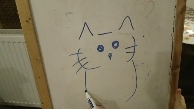 Как нарисовать красивого котёнка