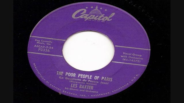 Les Baxter The Poor People Of Paris смотреть онлайн