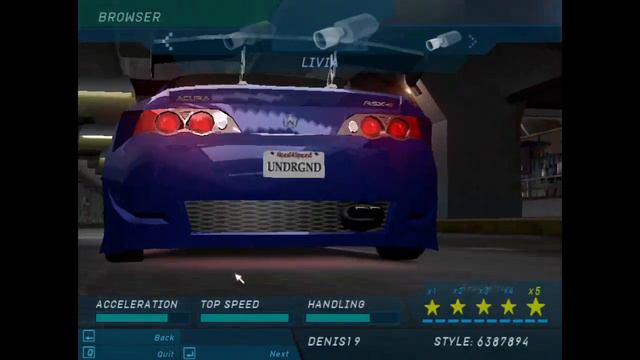 How To Modify Tsuyuri Kanao Cars Acura RSX 2003 In NFS Underground смотреть онлайн
