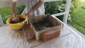 DIY  Кашпо из цемента для фонтана своими руками.