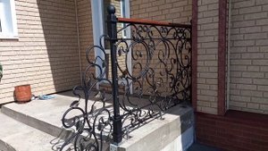 установил кованые перила,художественная ковка,кованые изделия, кондуктор