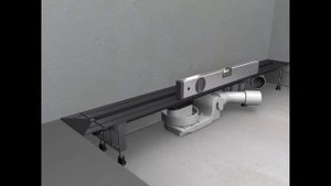 Установка душевого трапа Viega Advantix Vario Set 704360