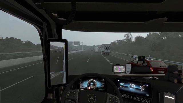 ETS 2 Mercedes Benz MP5 2552 DIE POST #2 смотреть онлайн