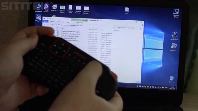 Новинка от SITITEK! Беспроводная мини-клавиатура с тачпадом "Viboton S1 RUS" смотреть онлайн