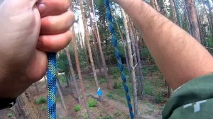 Прохождение "Веревочного парка" от первого лица