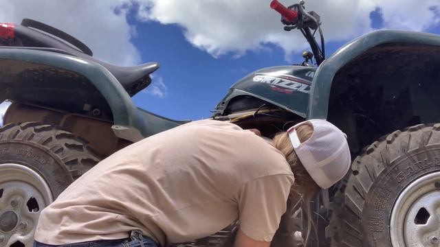 Yamaha grizzly 660 belt change