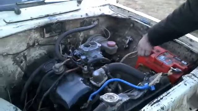 Заводим Москвич 412 после капиталки смотреть онлайн