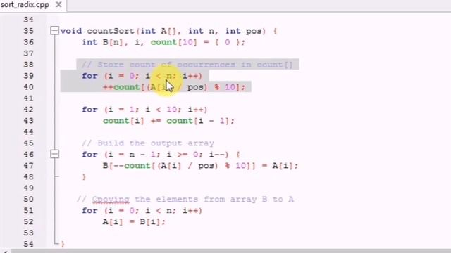 Radix Sort in C++|Radix Sort Code|Radix Sort Algorithm |Code of Radix Sort|