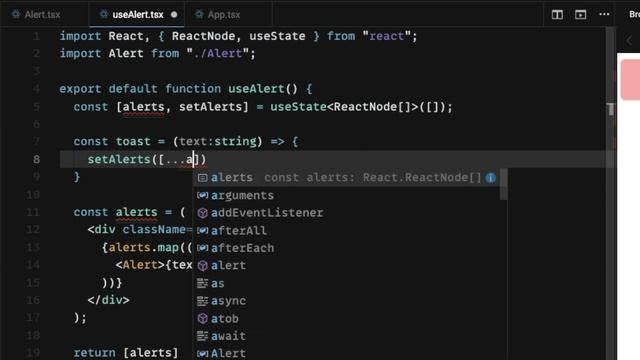 Crea tu propio componente Toast/Alert con React y Typescript смотреть онлайн