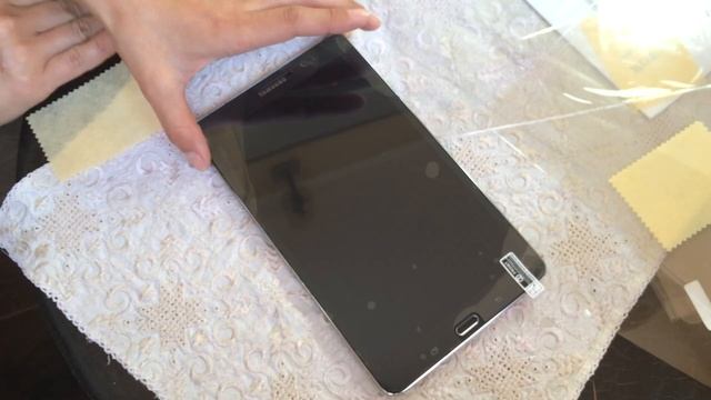 2 в 1 / Защитные пленки для #Samsung Galaxy Tab / Как наклеить / Посылка из Китая