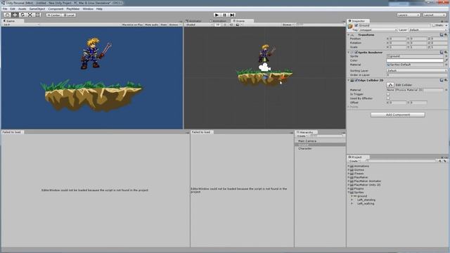 ART155: Unity part 1 -- 2D Sprite Movement with Playmaker смотреть онлайн