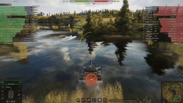 World of tanks. Т-54. Бывает же такое!!!Вот это поворот!!! смотреть онлайн