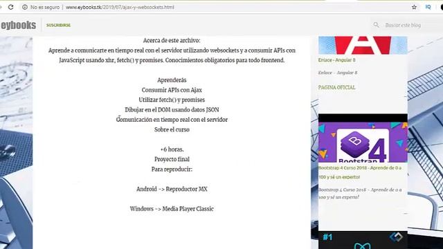 Descargar Curso Ajax y WebSockets смотреть онлайн