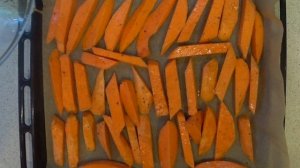 ? Батат запечённый в духовке/ Ну очень просто, быстро и вкусно!