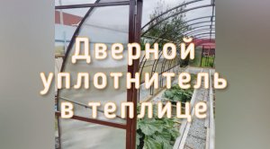 УПЛОТНИТЕЛЬ ДВЕРНОЙ ДЛЯ ТЕПЛИЦЫ