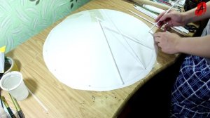 Как сплести шляпу из бумаги / Вьетнамка \ как плести азиатскую шляпу \ How to weave a hat