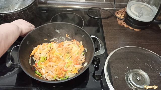 Тушеная капуста.Очень вкусный пошаговый рецепт приготовления капусты.