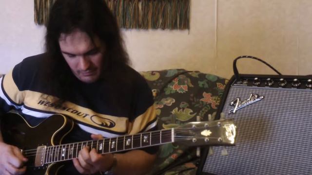 Gibson ES 335 TD 1970 Walnut,Fender Princeton Reverb 65 Reissue,Boss OD1 Japan e.MOV смотреть онлайн