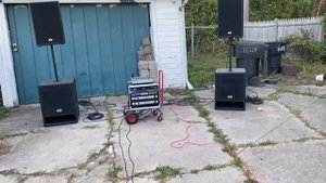 Dynacord sub 118 and D-15-3 test run.