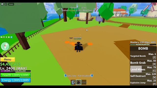 Blox Fruit Update 17.3 Reworked Bomb Showcase смотреть онлайн