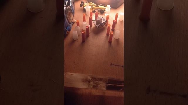 Настольная игра, магнитное управление танком с боку от стола. смотреть онлайн