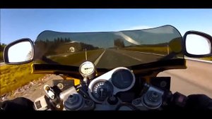 Suzuki GSX-R 1100 TURBO Old school TOP SPEED RIDE