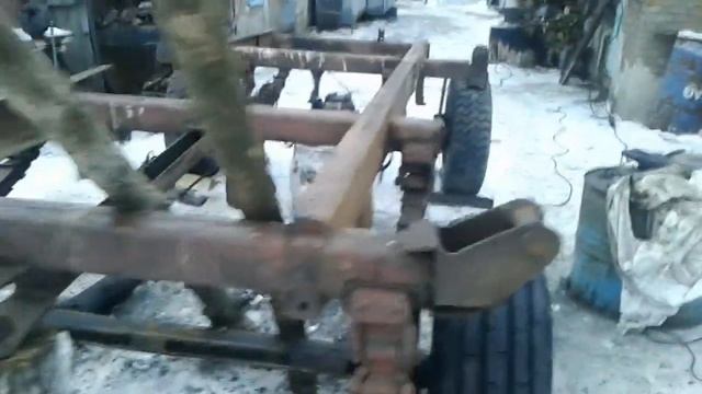 Восстановление рамы тракторного прицепа